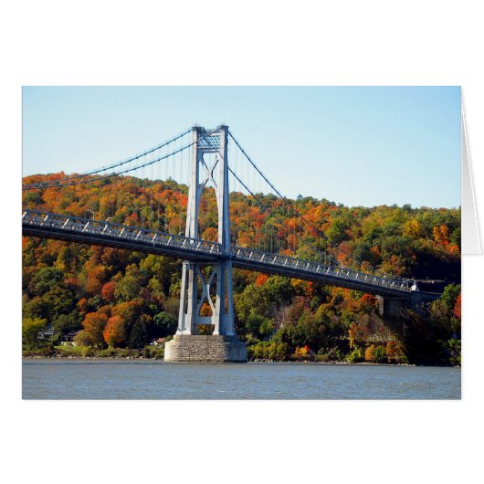 Bridge Tower in the Fall Cards (Front Horizontal)