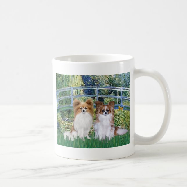 Bridge - Two Papillons Coffee Mug (Right)