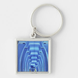 Bridge, underneath lighting, Port of Miami, Keychain