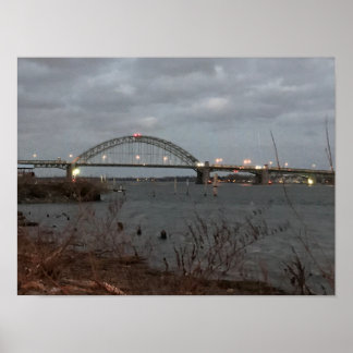 Bridge Waterscape Poster