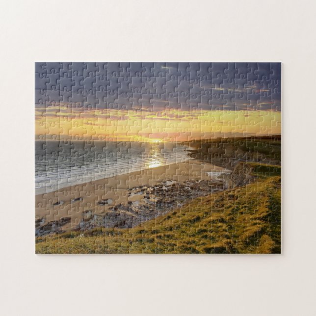 Bridgend Beach Wales Jigsaw Puzzle (Horizontal)
