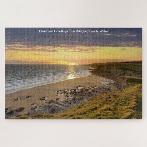 Bridgend Beach  Wales Jigsaw Puzzle