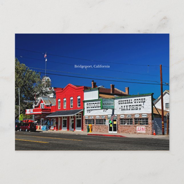 Bridgeport California labeled photograph Postcard (Front)