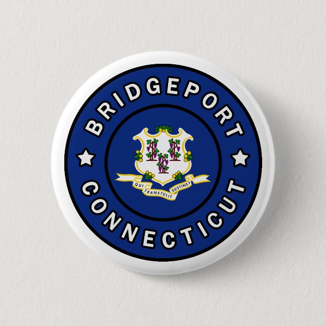 Bridgeport Connecticut Button (Front)