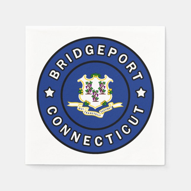 Bridgeport Connecticut Napkins (Front)