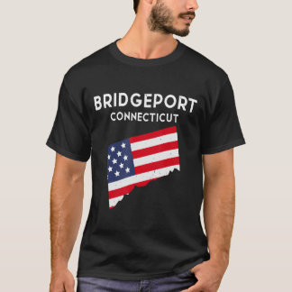 Bridgeport Connecticut USA State America Travel Co T-Shirt