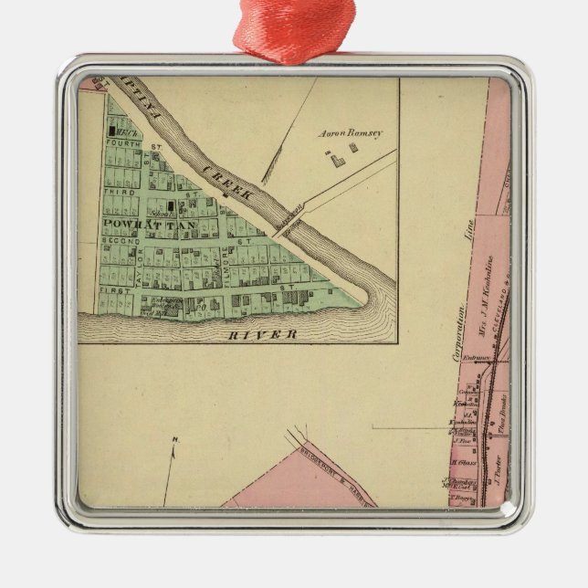 Bridgeport Metal Ornament (Front)