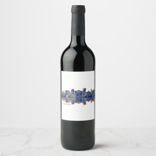 Bridgeport Skyline Wine Label
