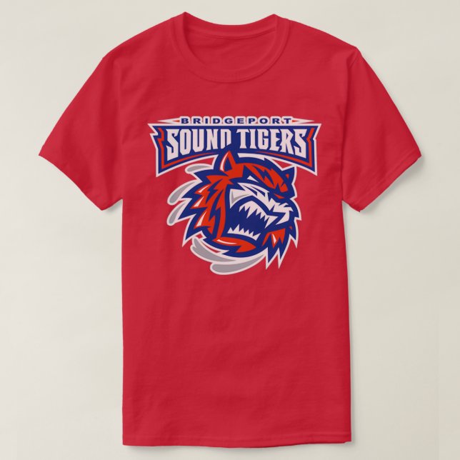 Bridgeport Sound Tigers 2 T-Shirt (Design Front)