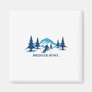 Bridger Bowl Montana Ski Resort Skiing Skier Magnet