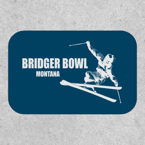 Bridger Bowl Montana Skier Patch