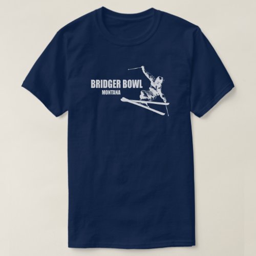Bridger Bowl Montana Skier T_Shirt