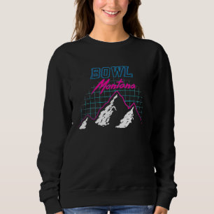 Bridger Bowl Montana  USA Ski Resort  BACK PRINT Sweatshirt