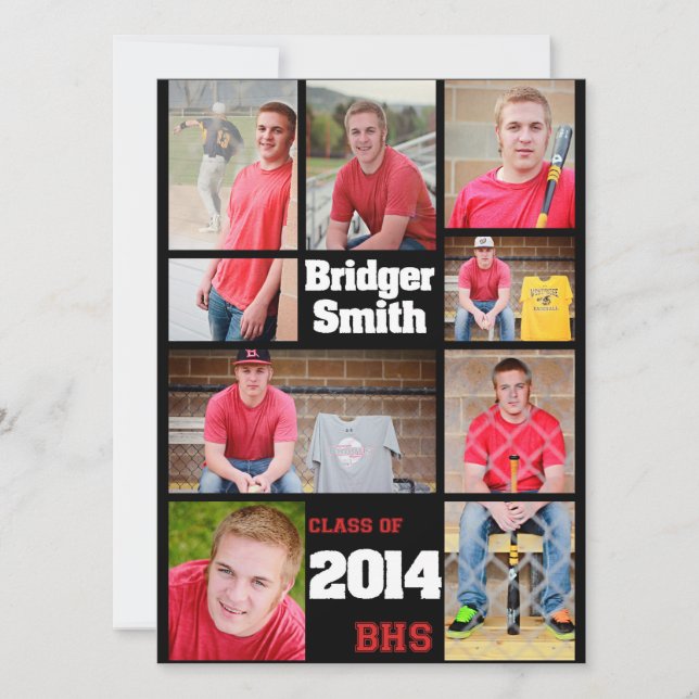 Bridger Custom Graduation Card (Front)