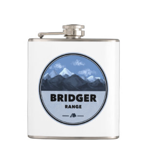 Bridger Range Montana Camping Flask