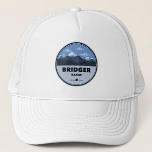 Bridger Range Montana Camping Trucker Hat