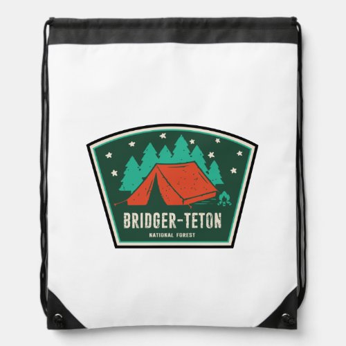 Bridger_Teton National Forest Camping Drawstring Bag