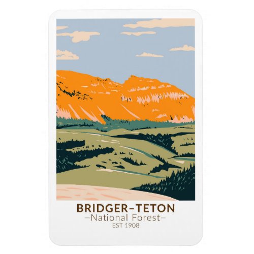 Bridger Teton National Forest Sheep Mountain Magnet