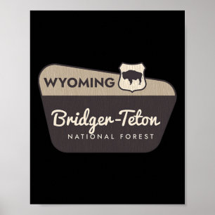 Bridger-teton National Forest Wyoming Welcome Sign