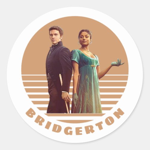 Bridgerton_Funny Classic Round Sticker