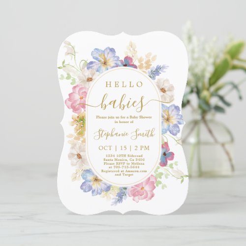 Bridgerton Inspired Baby Shower Invitation