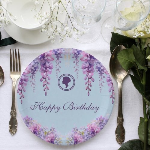 Bridgerton Inspired Floral Birthday Plates
