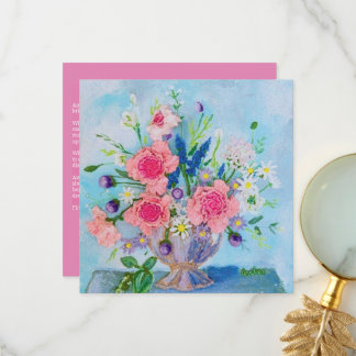 "Bridgerton" Square Thank you Card