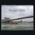 Bridges, a 12-month Photography 2026 Calendar<br><div class="desc">Bridges 2026,  a 12-month Photography Calendar of famous,  and not-so-famous but interesting and unique bridges,  found all across the USA. All photography by ©sjasis</div>