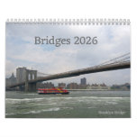 Bridges, a 12-month Photography 2026 Calendar