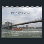 Bridges, a 12-month Photography 2026 Calendar<br><div class="desc">Bridges 2026, a 12-month Photography Calendar of famous, and not-so-famous but interesting and unique bridges, found all across the USA. All photography by ©sjasis</div>