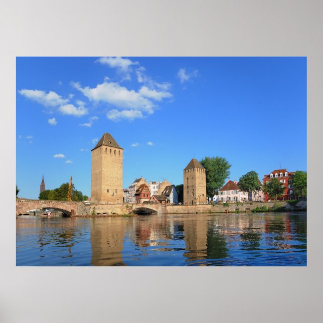 bridges in Strasbourg Poster (Front)