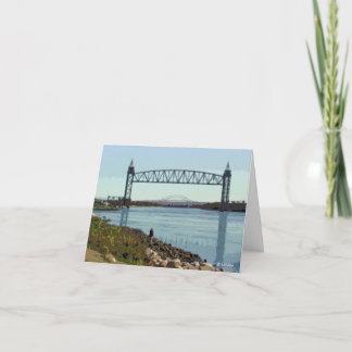 Bridges--thank you letterpress thank you card