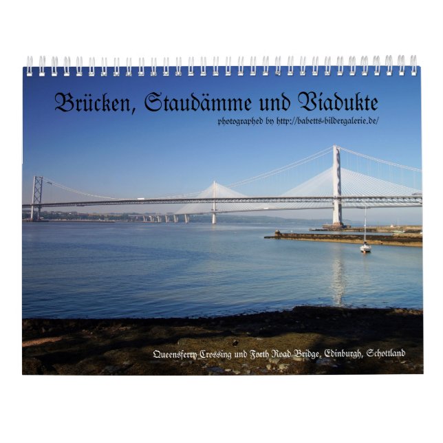 bridges, viaducts and dams calendar (Back)