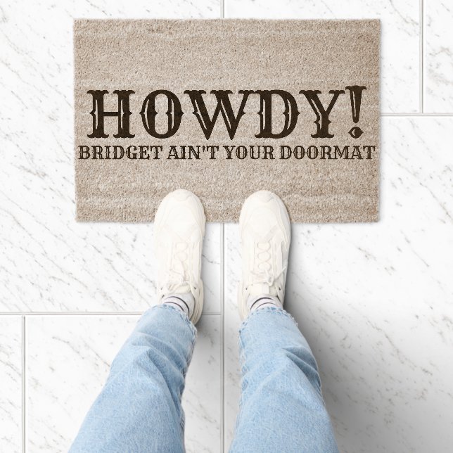 Bridget Brand Door Mat (Insitu)