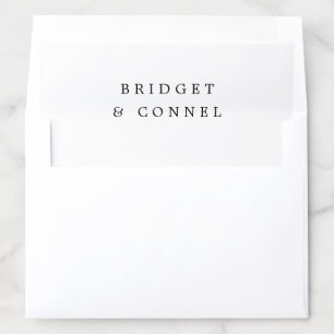 Bridget Modern Wedding Envelope Liner