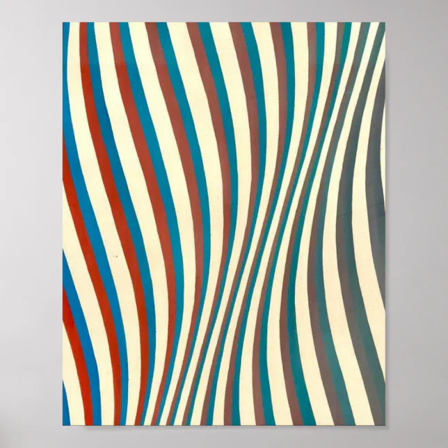 Bridget Riley Poster