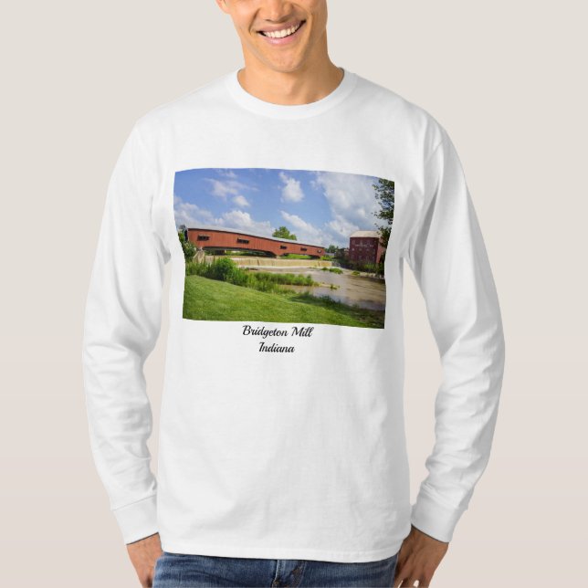 Bridgeton Bridge And Mill T-Shirt (Front)