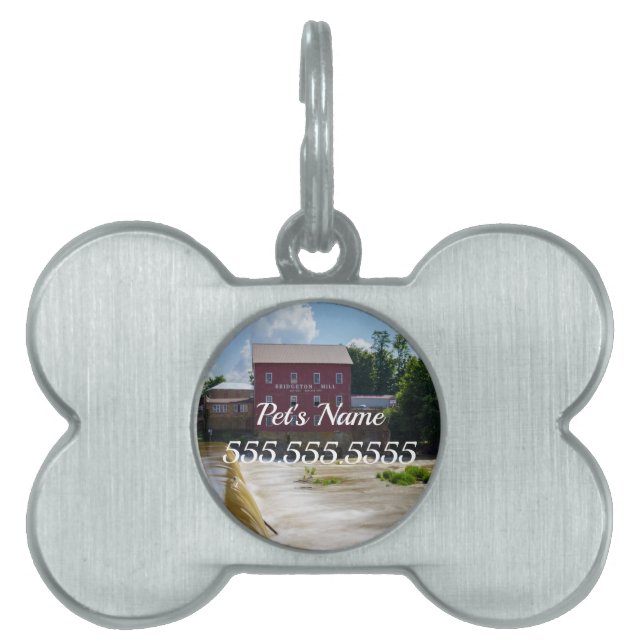 Bridgeton Mill Pet ID Tag (Front)