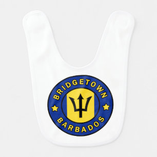 Bridgetown Barbados Baby Bib
