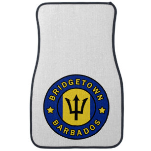 Bridgetown Barbados Car Floor Mat