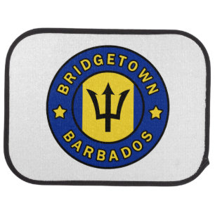 Bridgetown Barbados Car Floor Mat