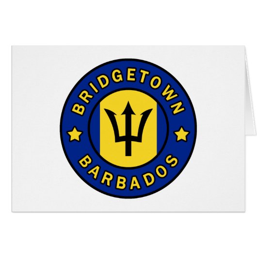 Bridgetown Barbados Cards (Front Horizontal)
