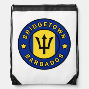 Bridgetown Barbados Drawstring Bag