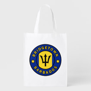 Bridgetown Barbados Grocery Bag