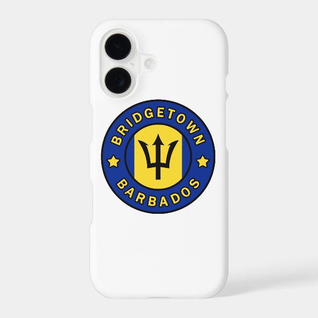 Bridgetown Barbados Iphone Case (Back)