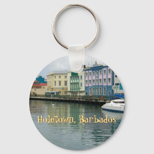 Bridgetown, Barbados Keychain (Front)