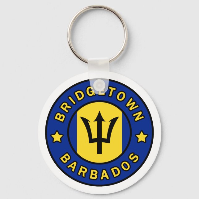Bridgetown Barbados Keychain (Front)