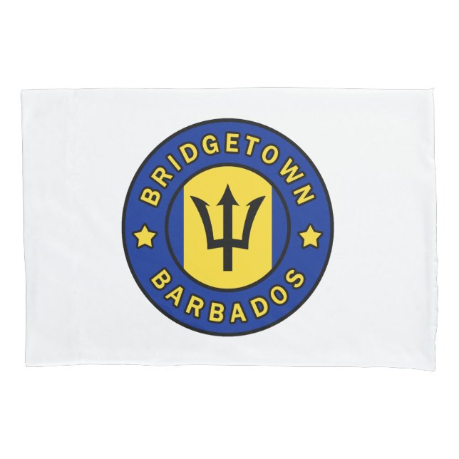 Bridgetown Barbados Pillow Case (Front)