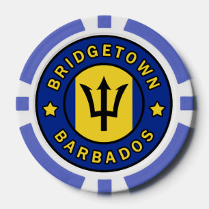 Bridgetown Barbados Poker Chips