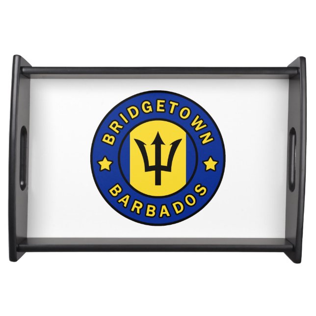 Bridgetown Barbados Serving Tray (Front)